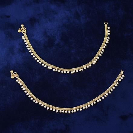 Antique Delicate Payal with gold plating