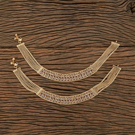 Antique Classic Payal With Gold Plating