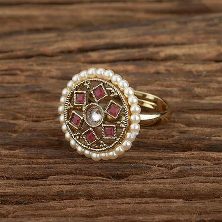Antique Classic Ring With Mehndi Plating