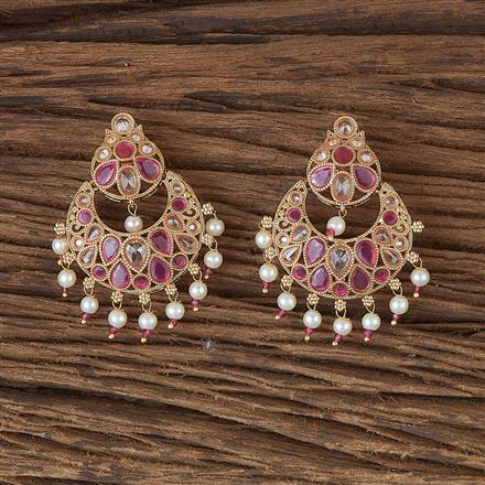 Antique Chand Earring With Gold Plating