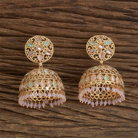 Antique Jhumki With Gold Plating