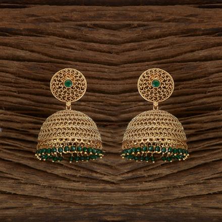 Antique Jhumki With Gold Plating