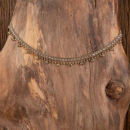 Antique Classic Belt With Mehndi Plating