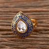 Antique Meenakari Ring With Gold Plating