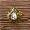 Antique Meenakari Ring With Gold Plating