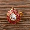 Antique Meenakari Ring With Gold Plating