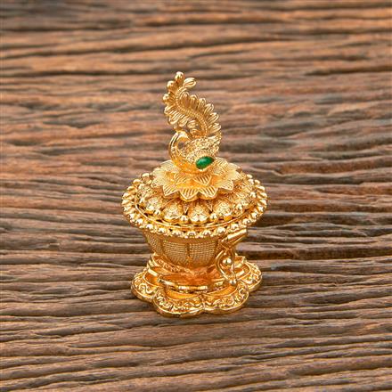 Antique Classic Sindoor Box With Gold Plating