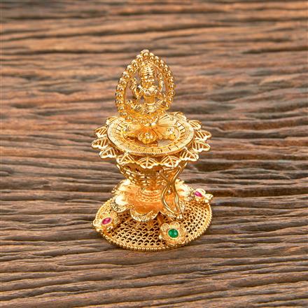 Antique Classic Sindoor Box With Gold Plating