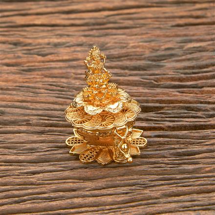 Antique Classic Sindoor Box With Gold Plating