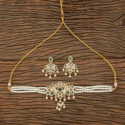 Antique Choker Necklace With Gold Plating