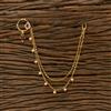 Antique Moti Nose Ring With Gold Plating