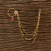 Antique Pressing Nose Ring With Gold Plating