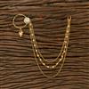 Antique Pressing Nose Ring With Gold Plating