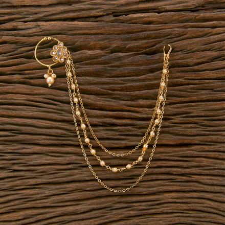 Antique Pressing Nose Ring With Gold Plating