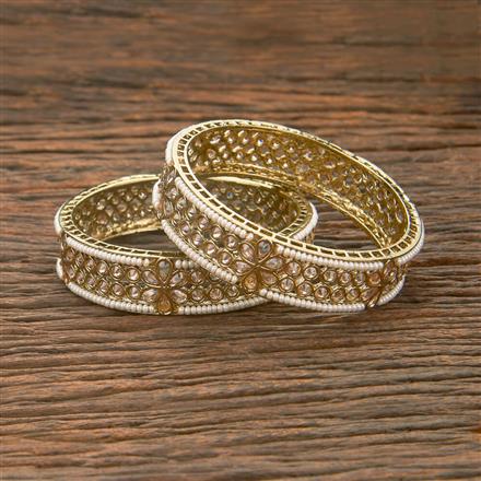 Antique Classic Bangles With Mehndi Plating