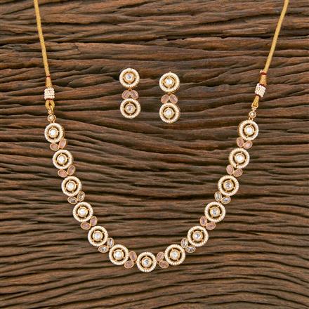 Antique Classic Necklace With Gold Plating