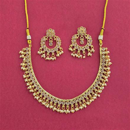 Antique Delicate Necklace With Gold Plating