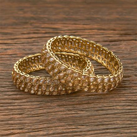 Antique Classic Bangles With Mehndi Plating