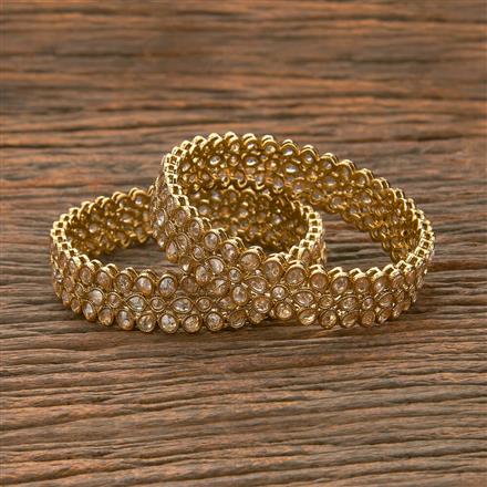 Antique Classic Bangles With Mehndi Plating