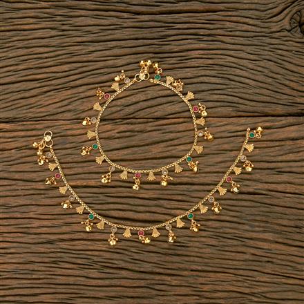 Antique Ghungru Payal With Gold Plating