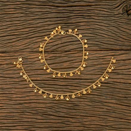 Antique Ghungru Payal With Gold Plating