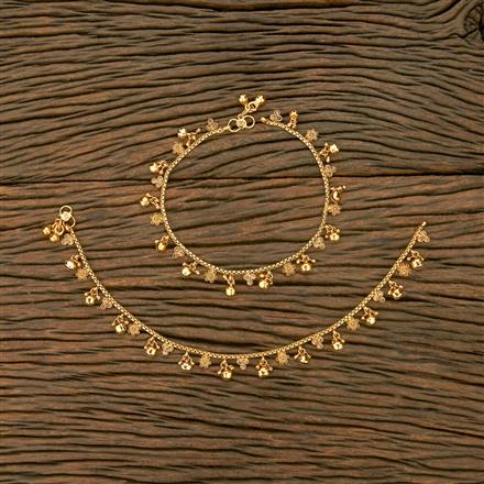 Antique Ghungru Payal With Gold Plating