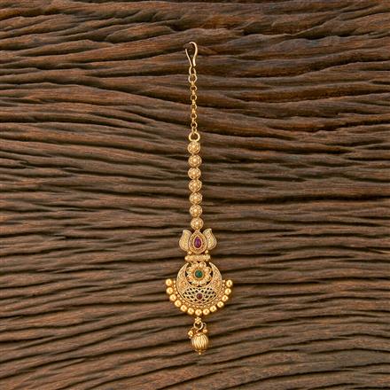 Antique Chand Tikka With Matte Gold Plating