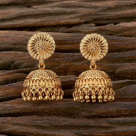 Antique Jhumki With Gold Plating