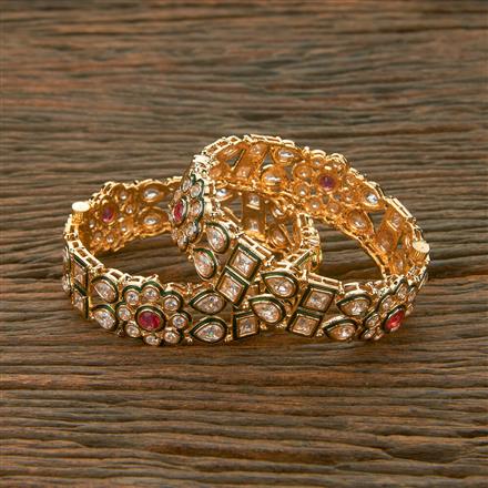 Antique Openable Bangles With Gold Plating