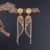 Antique Jhumki With Matte Gold Plating