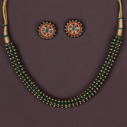 Antique Mala Necklace With Gold Plating