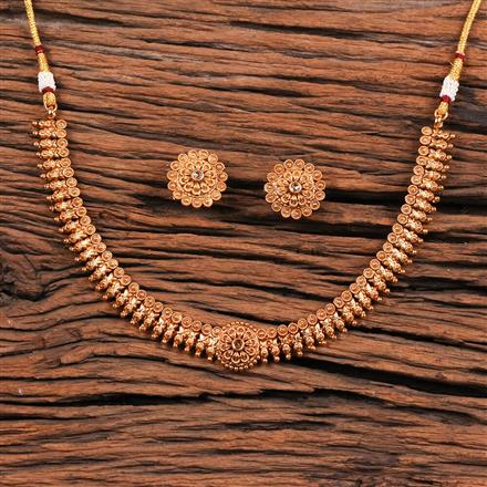 Antique Classic Necklace With Gold Plating