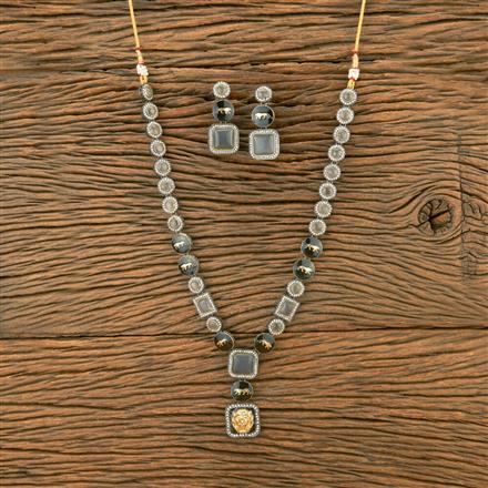 Antique Long Necklace With Gold Plating