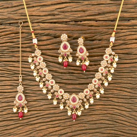 Antique Classic Necklace With Gold Plating