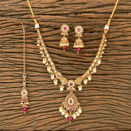Antique Classic Necklace With Gold Plating