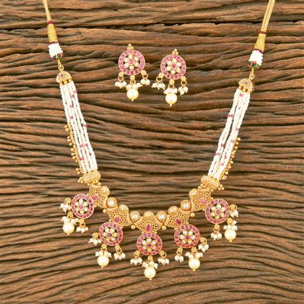 Antique Classic Necklace With Gold Plating