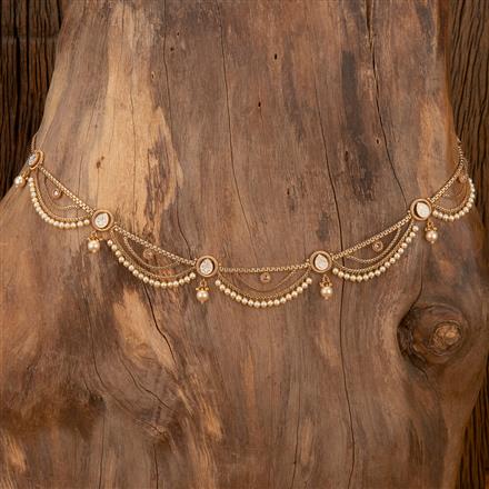 Antique Pearl Belt With Gold Plating