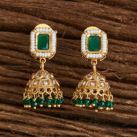 Antique Jhumki With Gold Plating