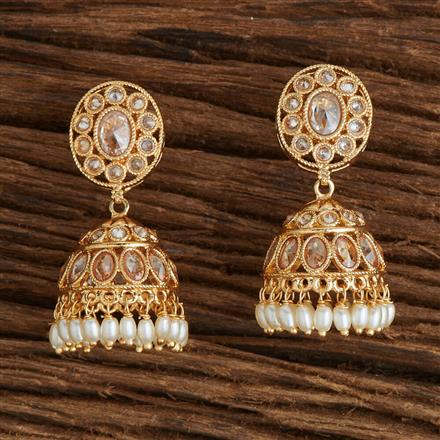 Antique Jhumki With Gold Plating