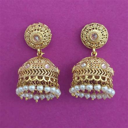 Antique Jhumki With Gold Plating