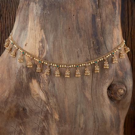 Antique Moti Belt With Gold Plating