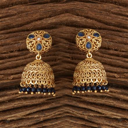 Antique Jhumki With Gold Plating