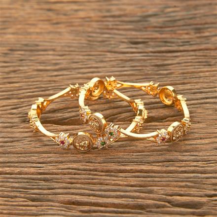Antique Temple Bangles With Gold Plating