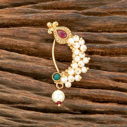 Antique Pressing Nose Ring With Gold Plating