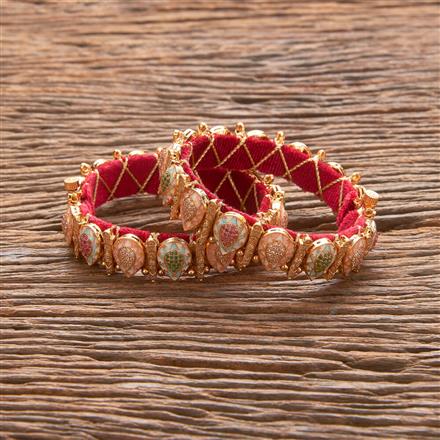 Antique Meenakari Bangles With Gold Plating