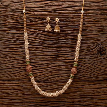 Antique Mala Necklace With Gold Plating
