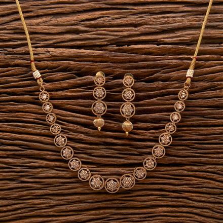 Antique Classic Necklace With Gold Plating