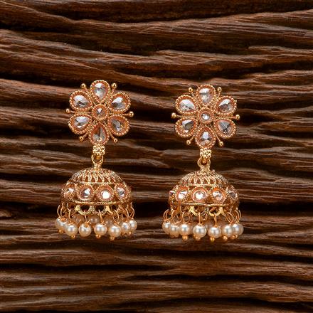 Antique Delicate Earring With Gold Plating