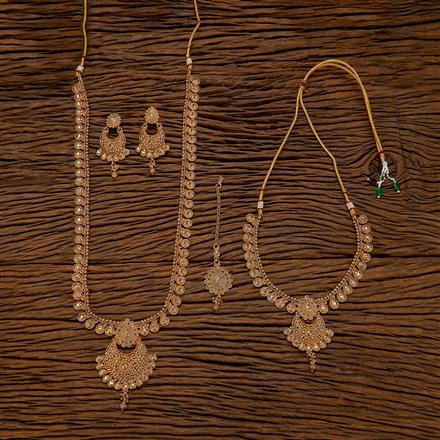 Antique Combo Necklace Set With Gold Plating