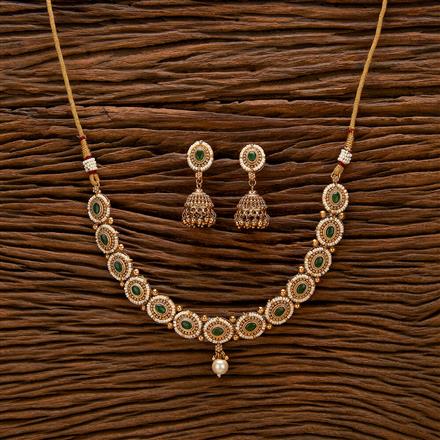 Antique Classic Necklace With Gold Plating